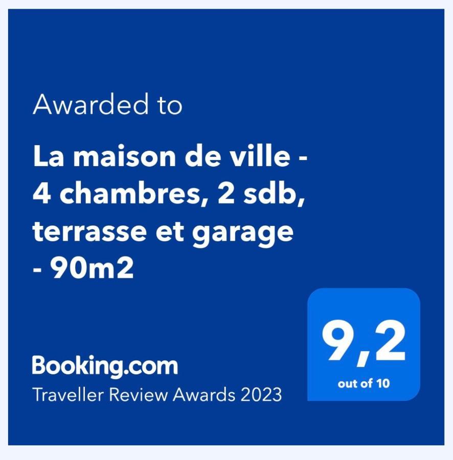La Maison De Ville - 4 Chambres, 2 Sdb, Terrasse Et Garage - 90M2 Vesoul Dış mekan fotoğraf